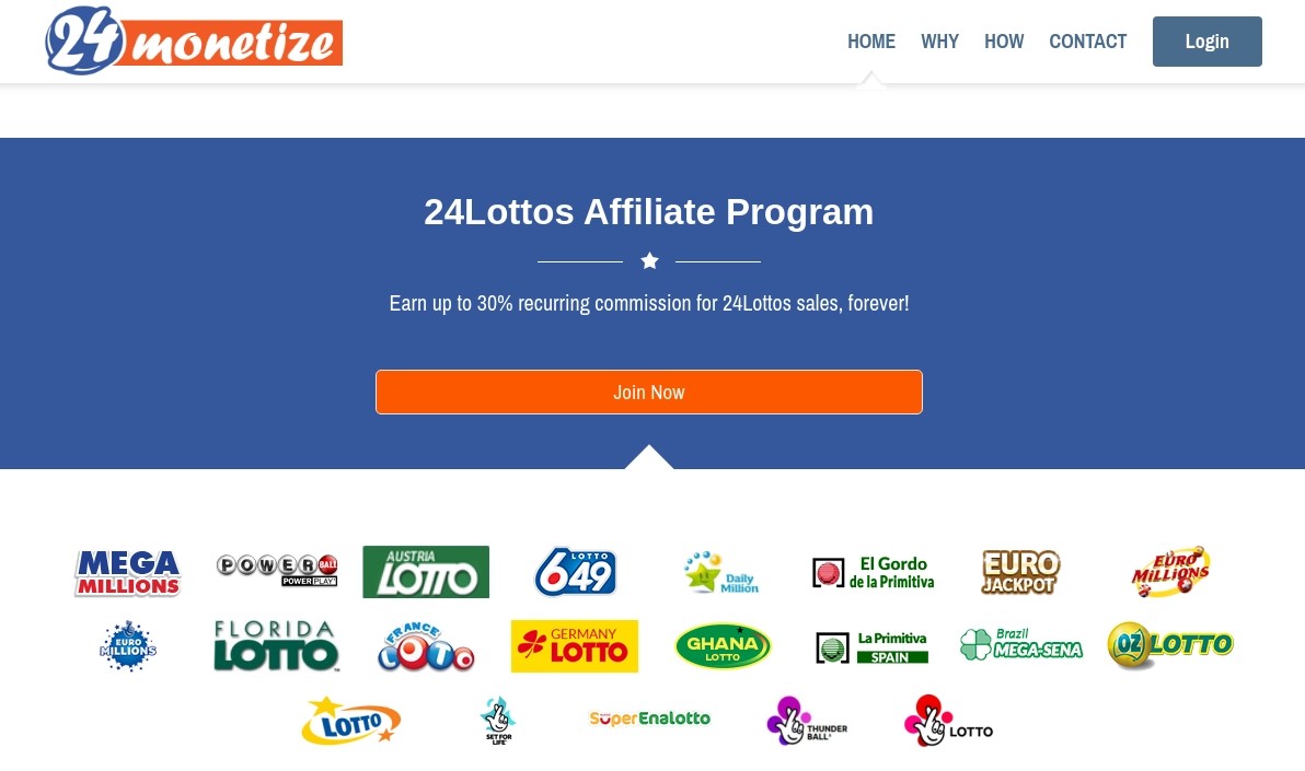 Programme d'affiliation 24Monetize