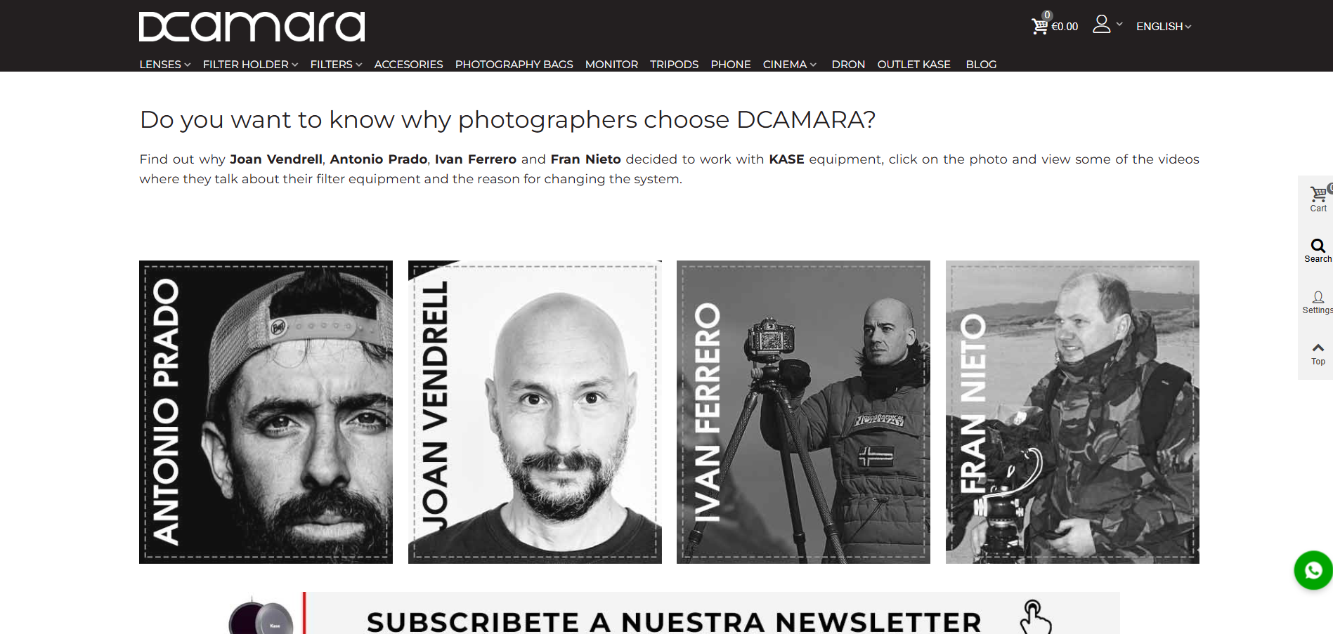 Programme d'affiliation DCAMARA