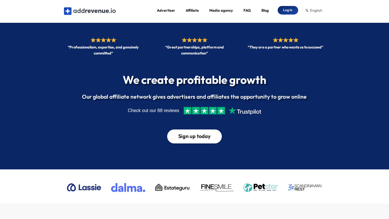 Programme d’affiliation Addrevenue.io