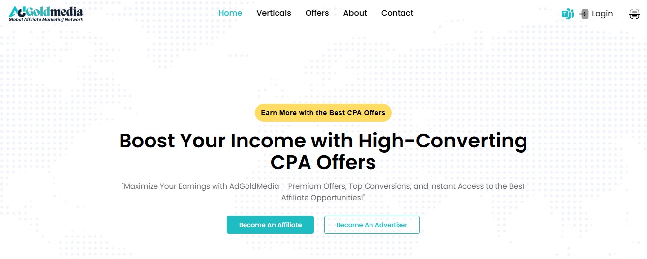 Programme d'affiliation AdGoldMedia