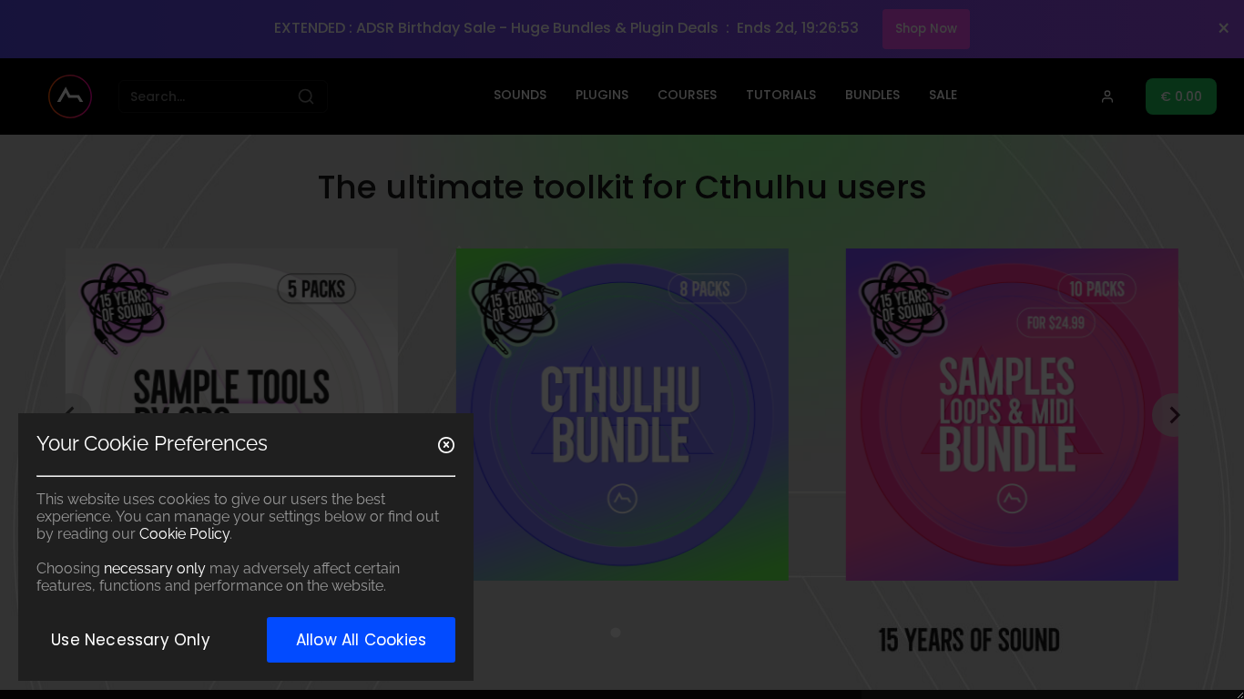 Programme d'affiliation ADSR