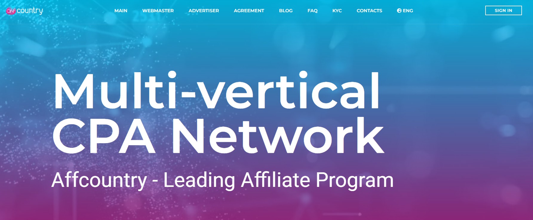 Programme d'affiliation Affcountry