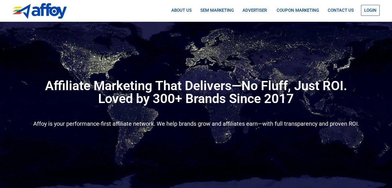 Programme d'affiliation Affoy Media