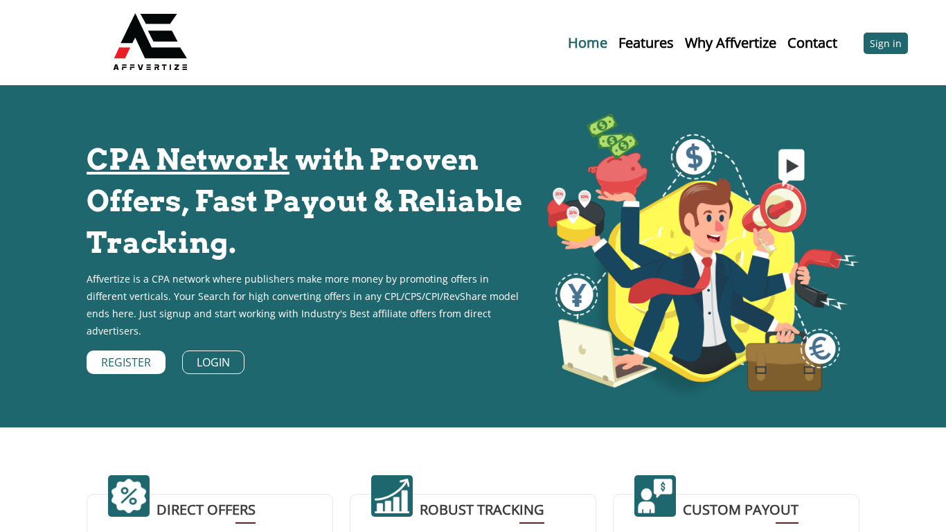 Programme d'affiliation Affvertize