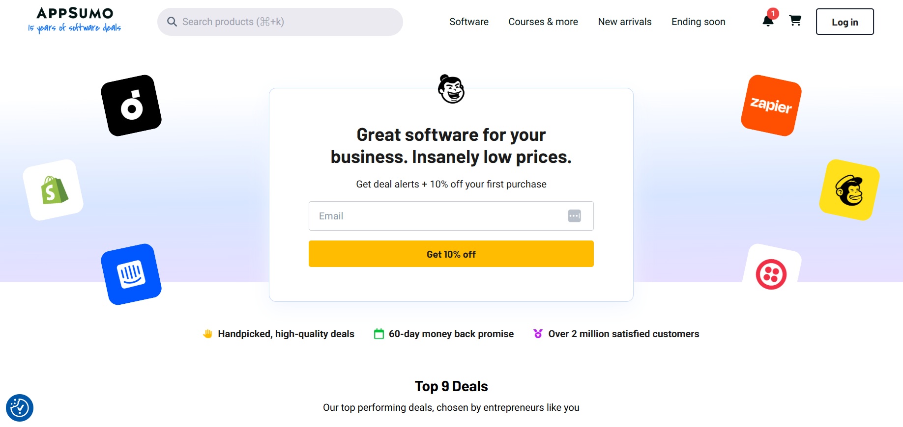Programme d'affiliation Appsumo