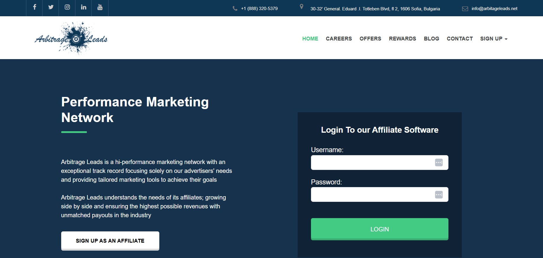 Programme d'affiliation Arbitrage Leads