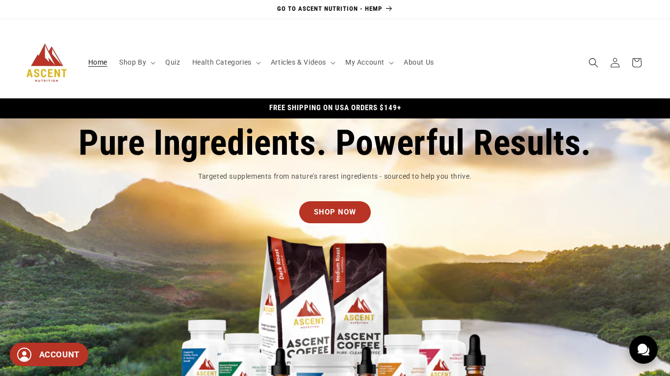 Programme d'affiliation Ascend Nutrion