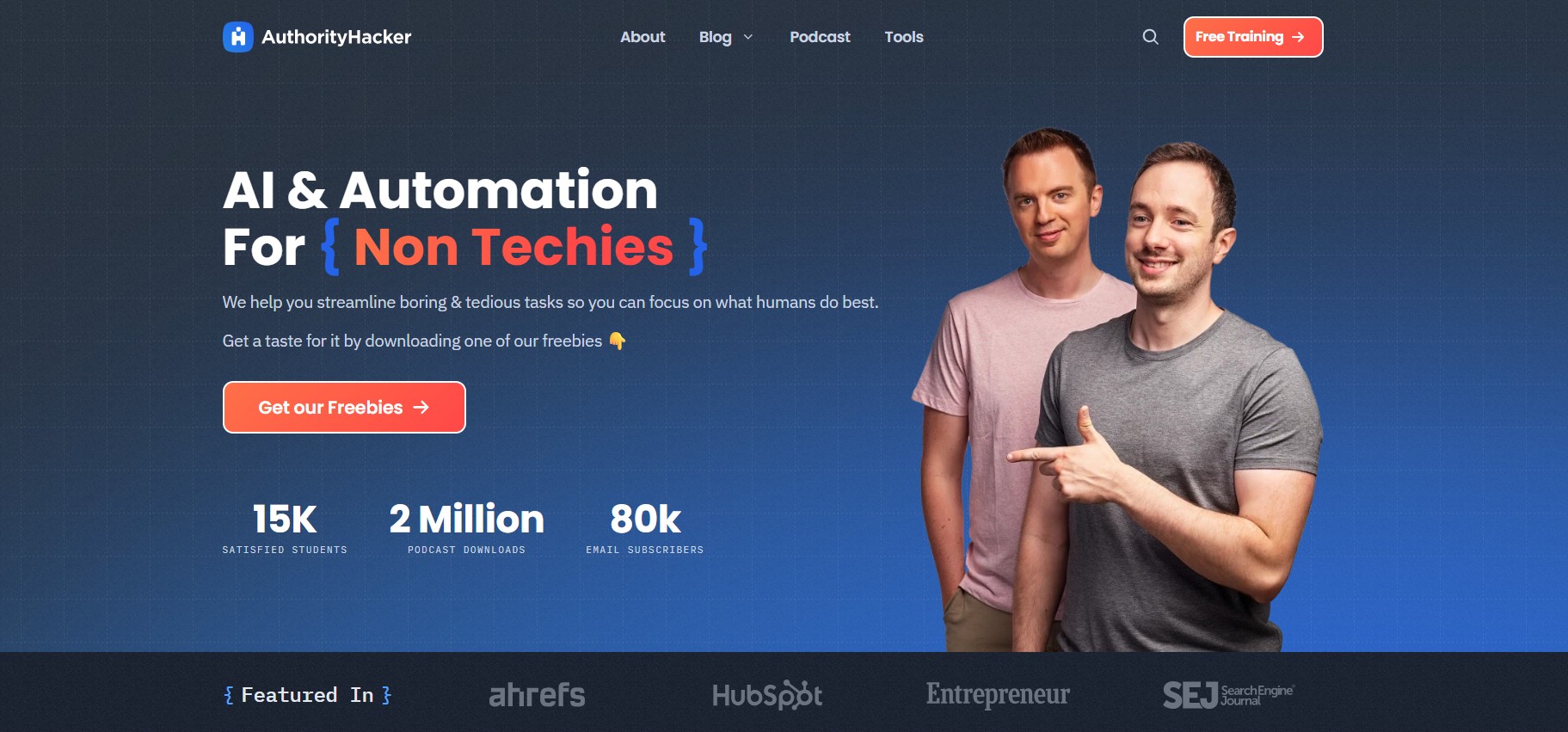 Programme d'affiliation Authority Hacker