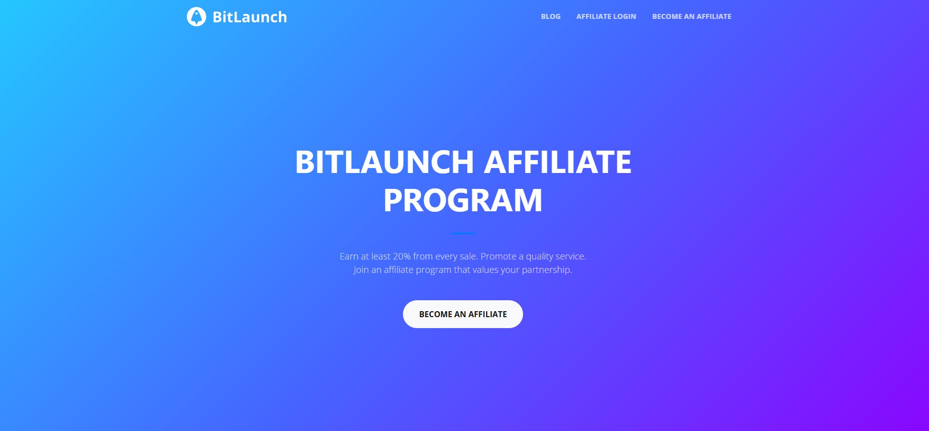Programme d'affiliation BitLaunch
