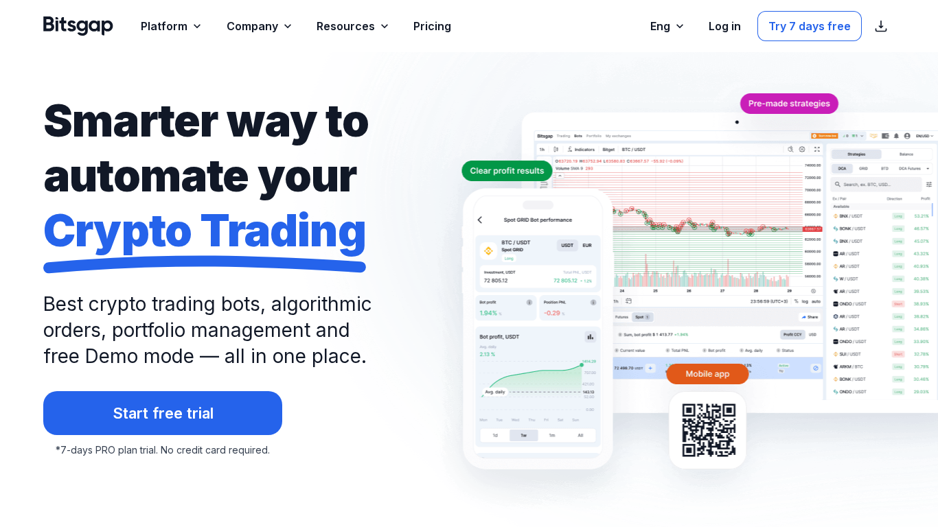 Programme d'affiliation Bitsgap