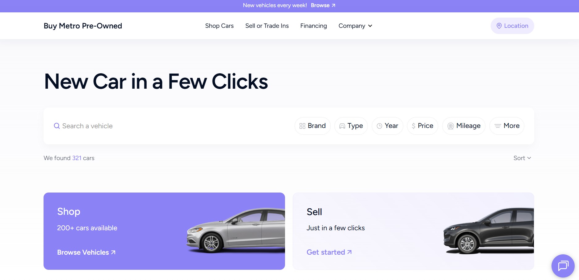 Programme d'affiliation Buy Metro Pre-owned
