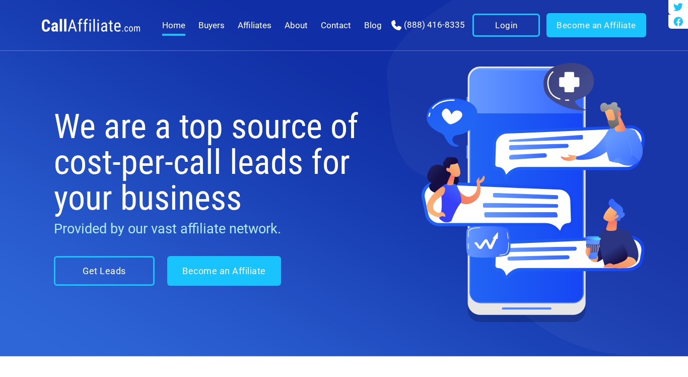 Programme d'affiliation CallAffiliate