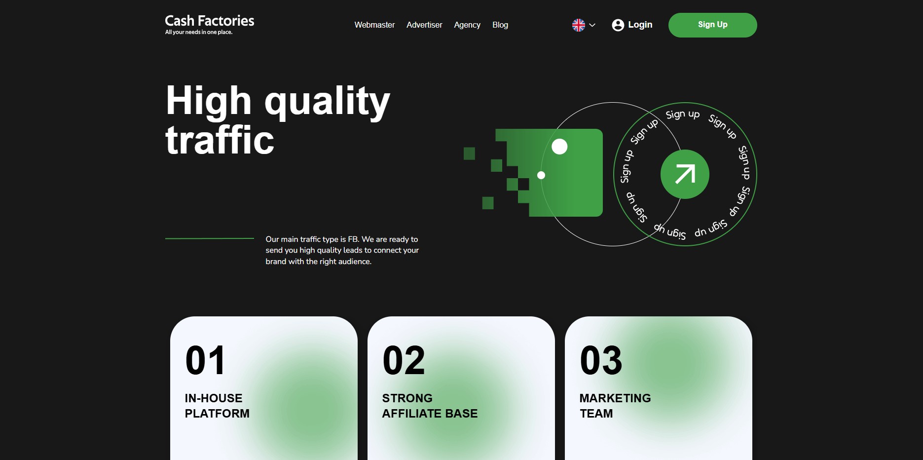 Programme d'affiliation Cash Factories