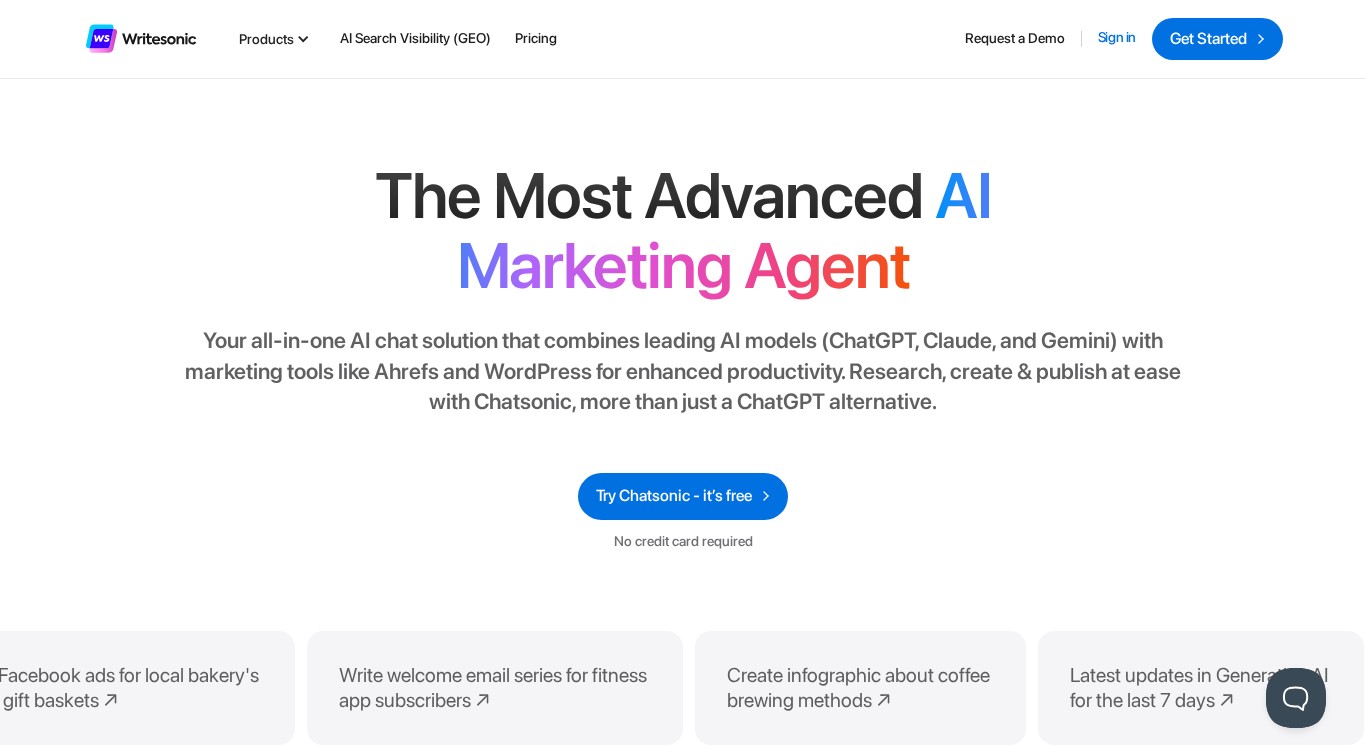 Programme d'affiliation Chatsonic