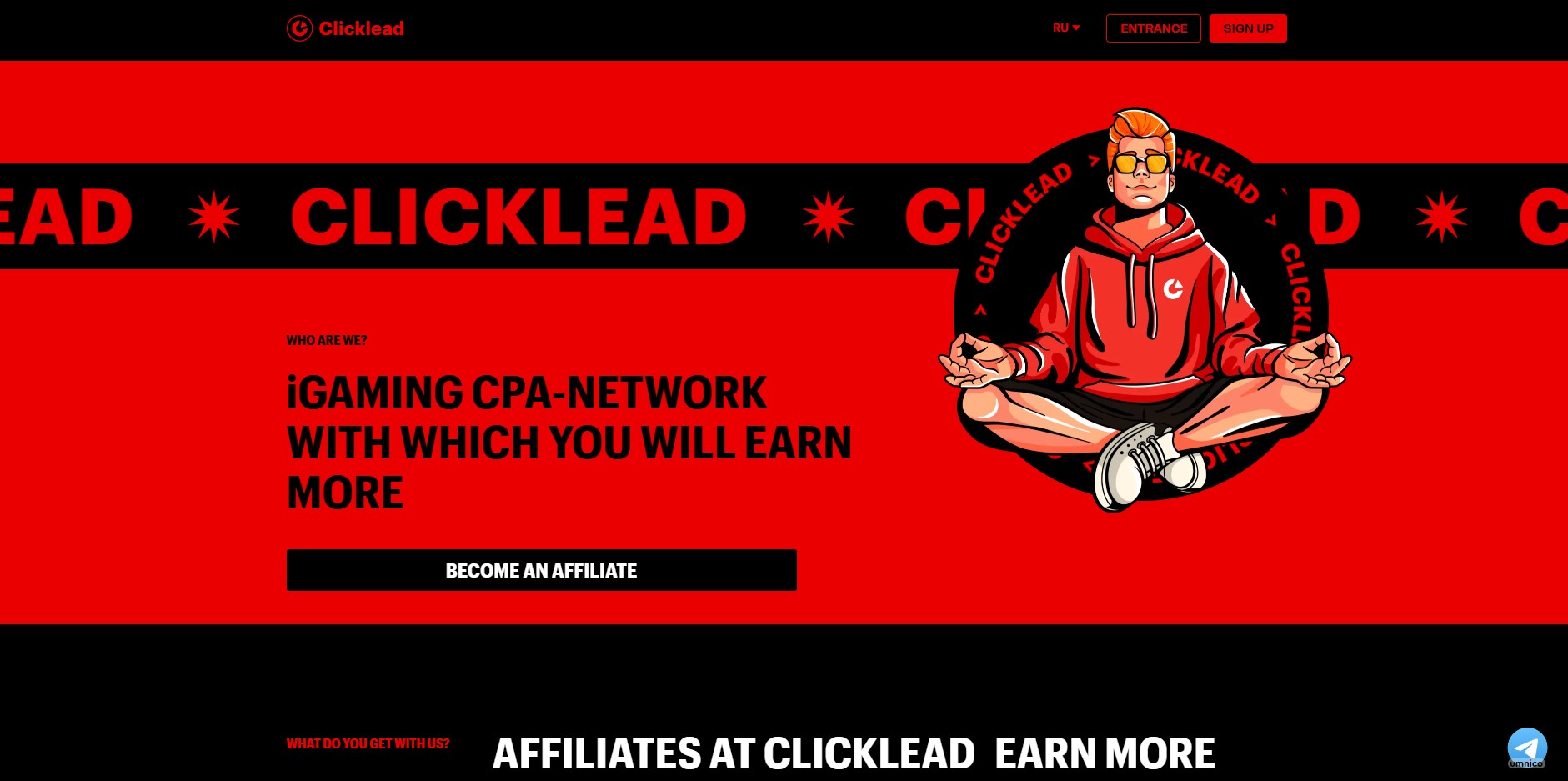 Programme d'affiliation Clicklead