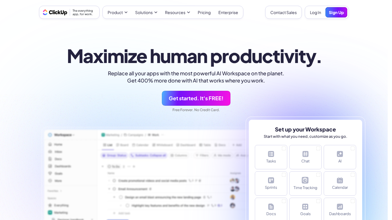Programme d'affiliation ClickUp