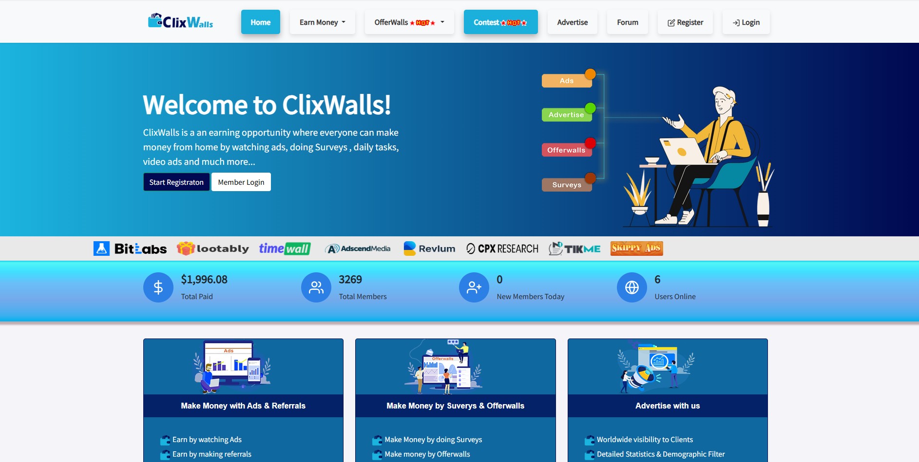 Programme d'affiliation ClixWall