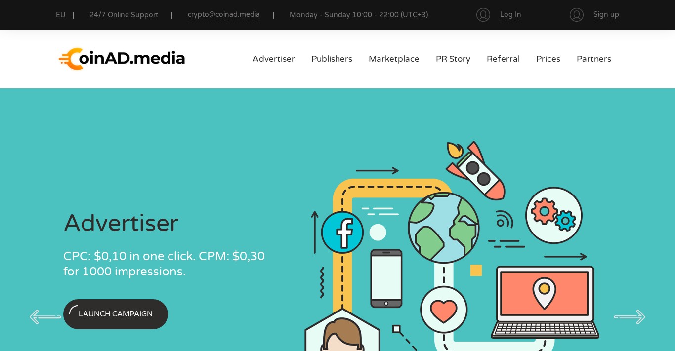Programme d'affiliation CoinAd