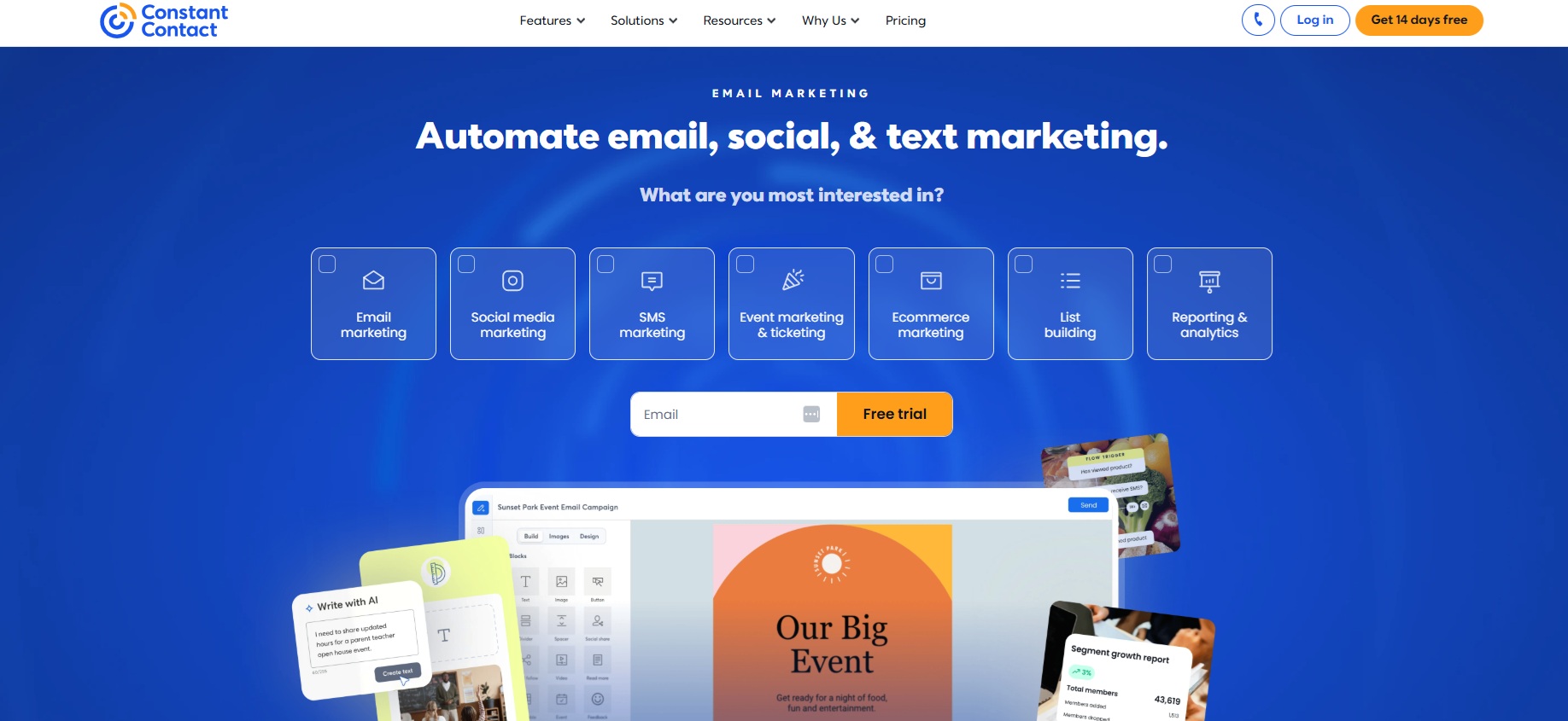 Programme d'affiliation Constant Contact Email Marketing