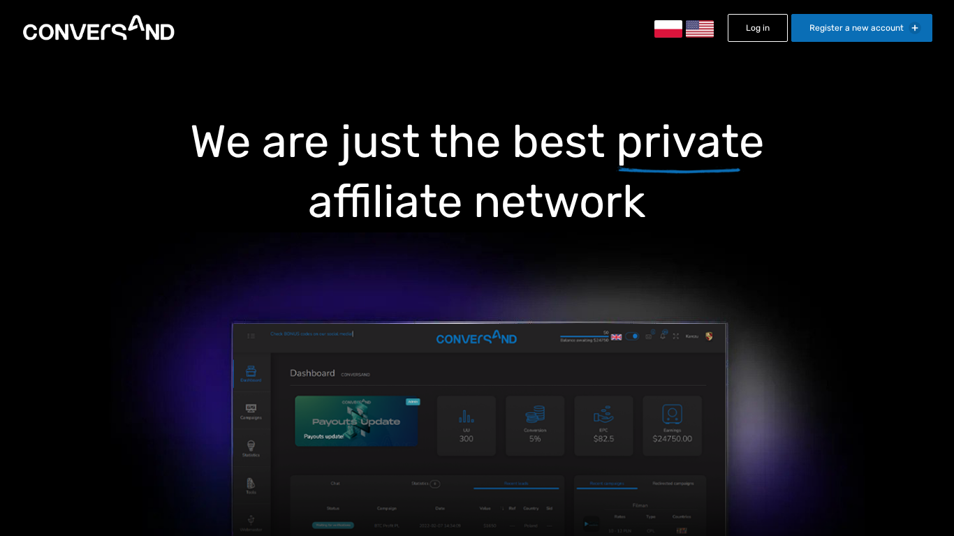 Programme d'affiliation Conversand