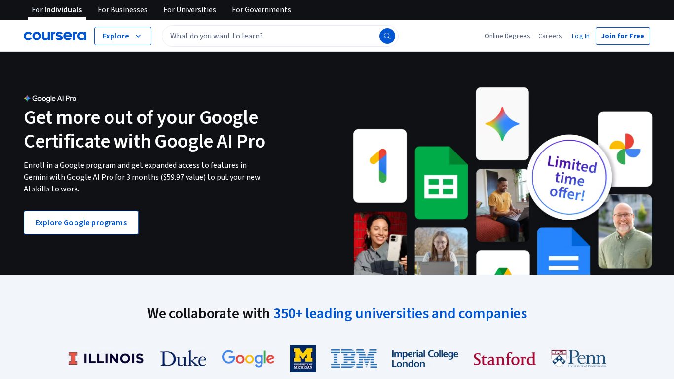 Programme d'affiliation Coursera