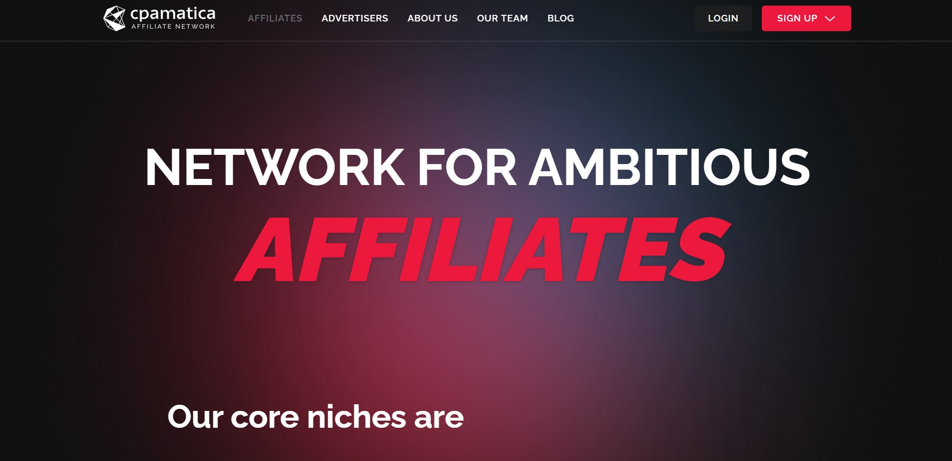 Programme d'affiliation Cpamatica