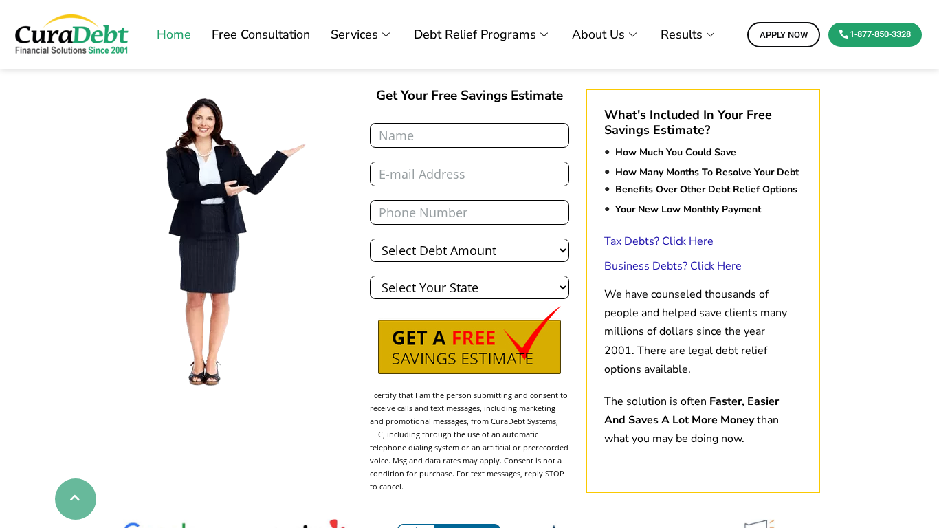 Programme d'affiliation CuraDebt