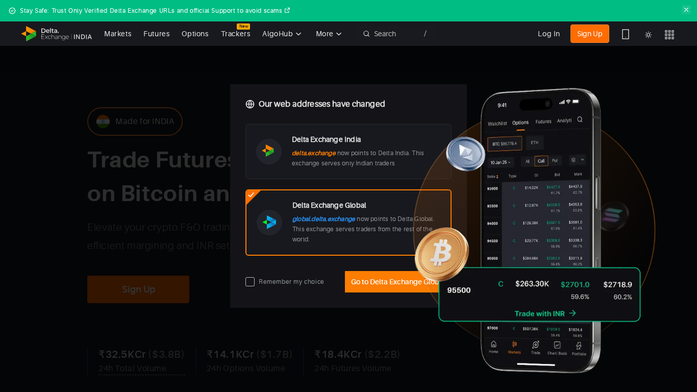 Programme d'affiliation Delta Exchange