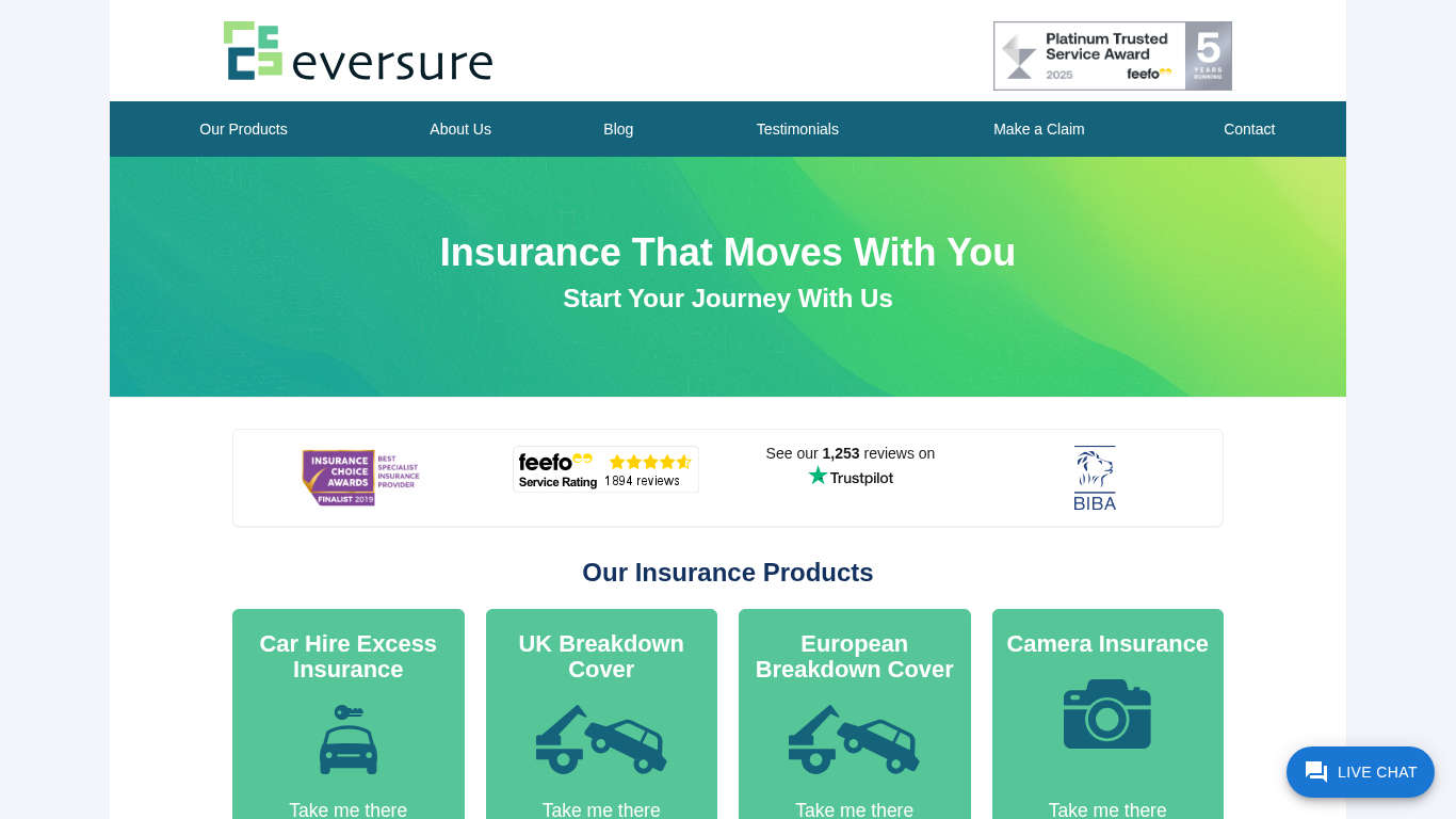 Programme d'affiliation Eversure Insurance
