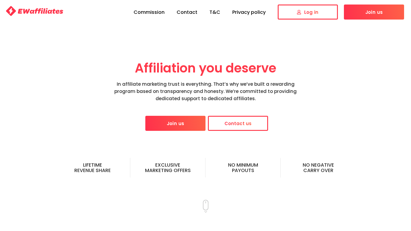 Programme d'affiliation EWaffiliates