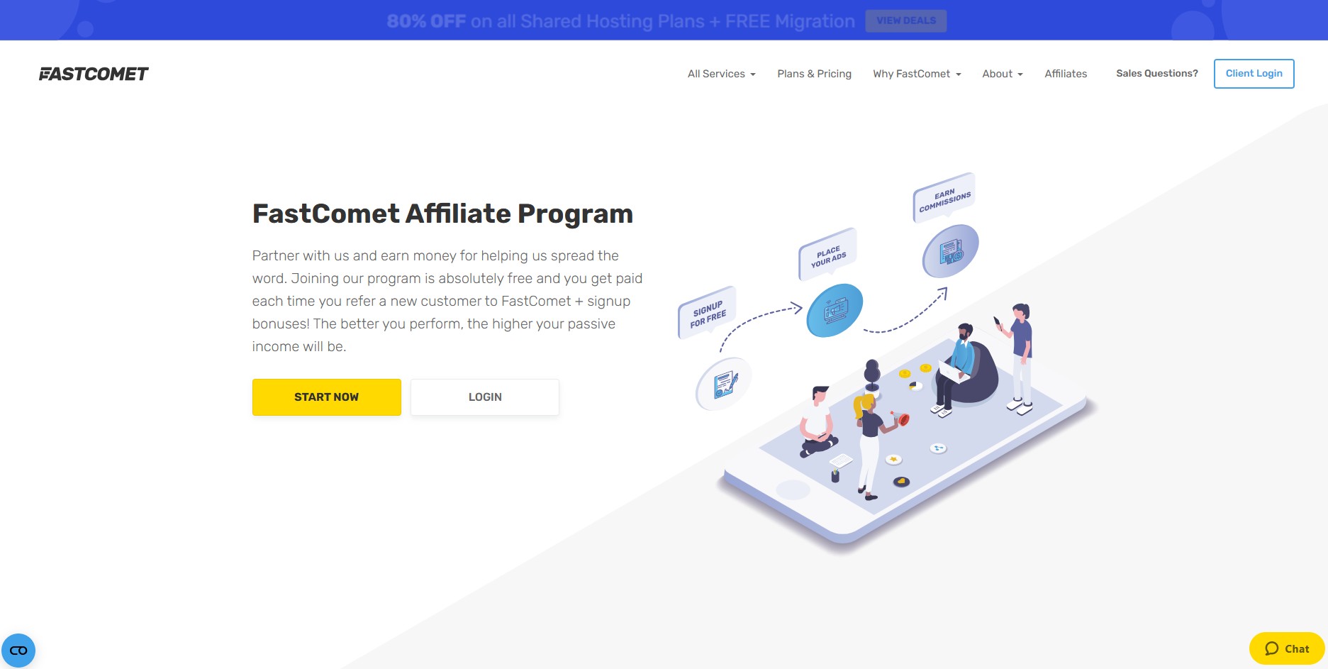 Programme d'affiliation FastComet