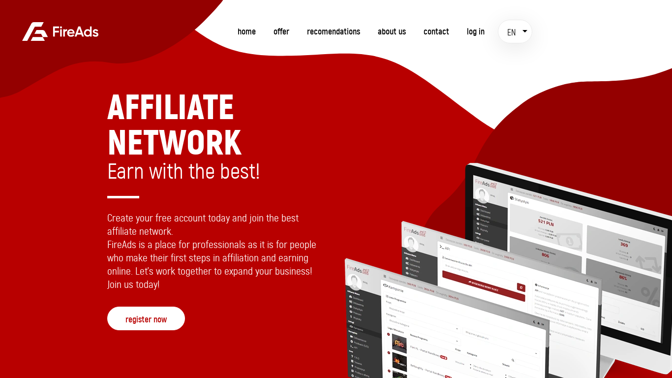 Programme d'affiliation FireAds