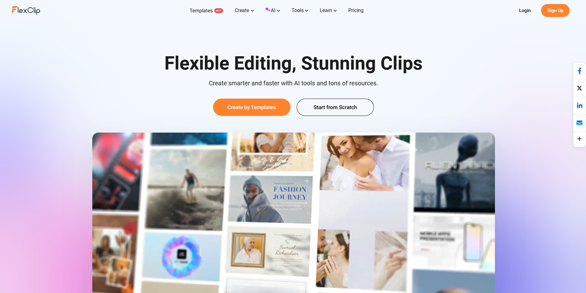 Programme d'affiliation FlexClip