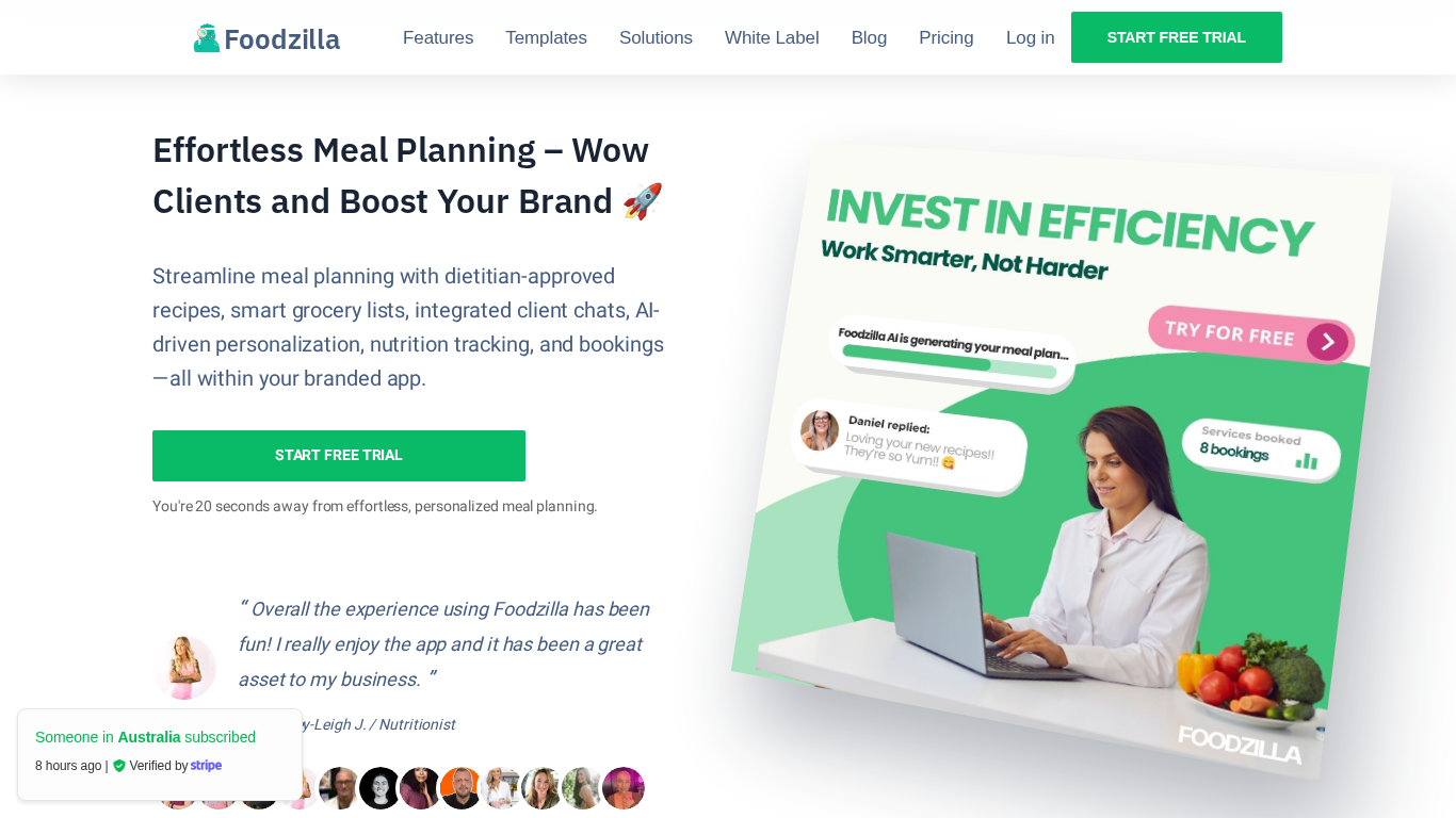 Programme d'affiliation Friends of Foodzilla