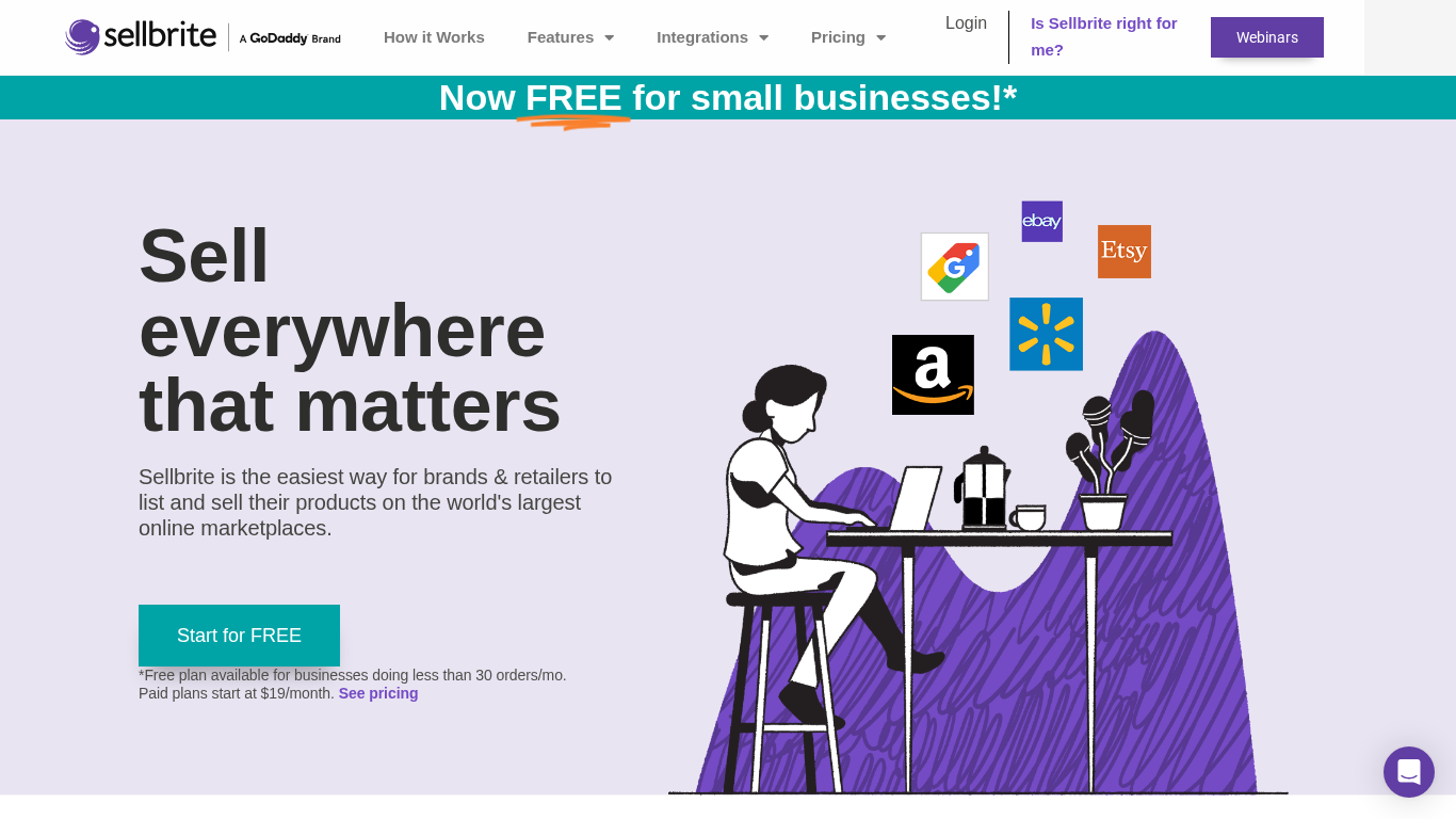 Programme d'affiliation GoDaddy DBA Sellbrite