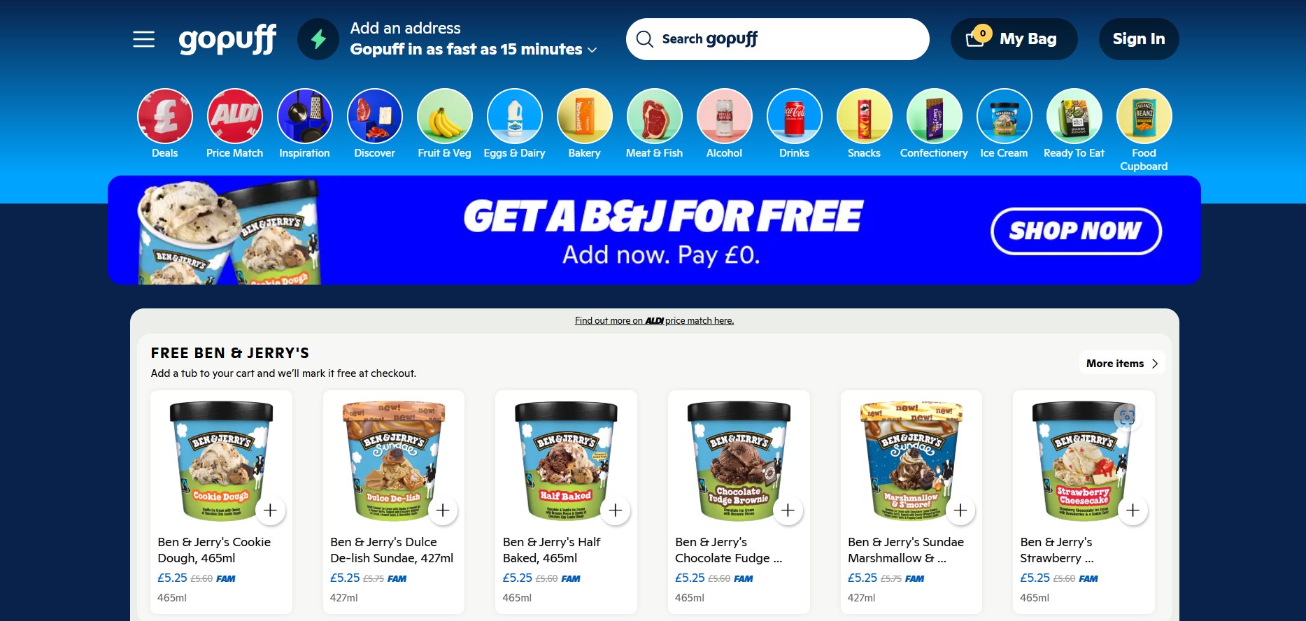 Programme d'affiliation GoPuff