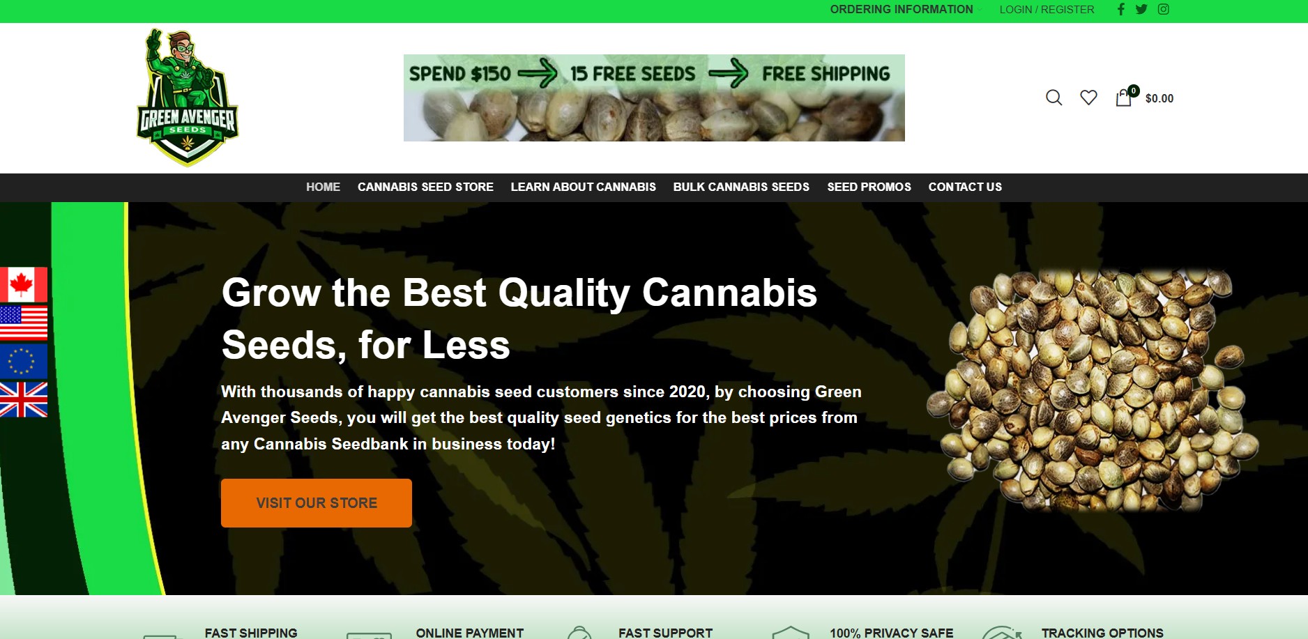 Programme d'affiliation Green Avenger Seeds