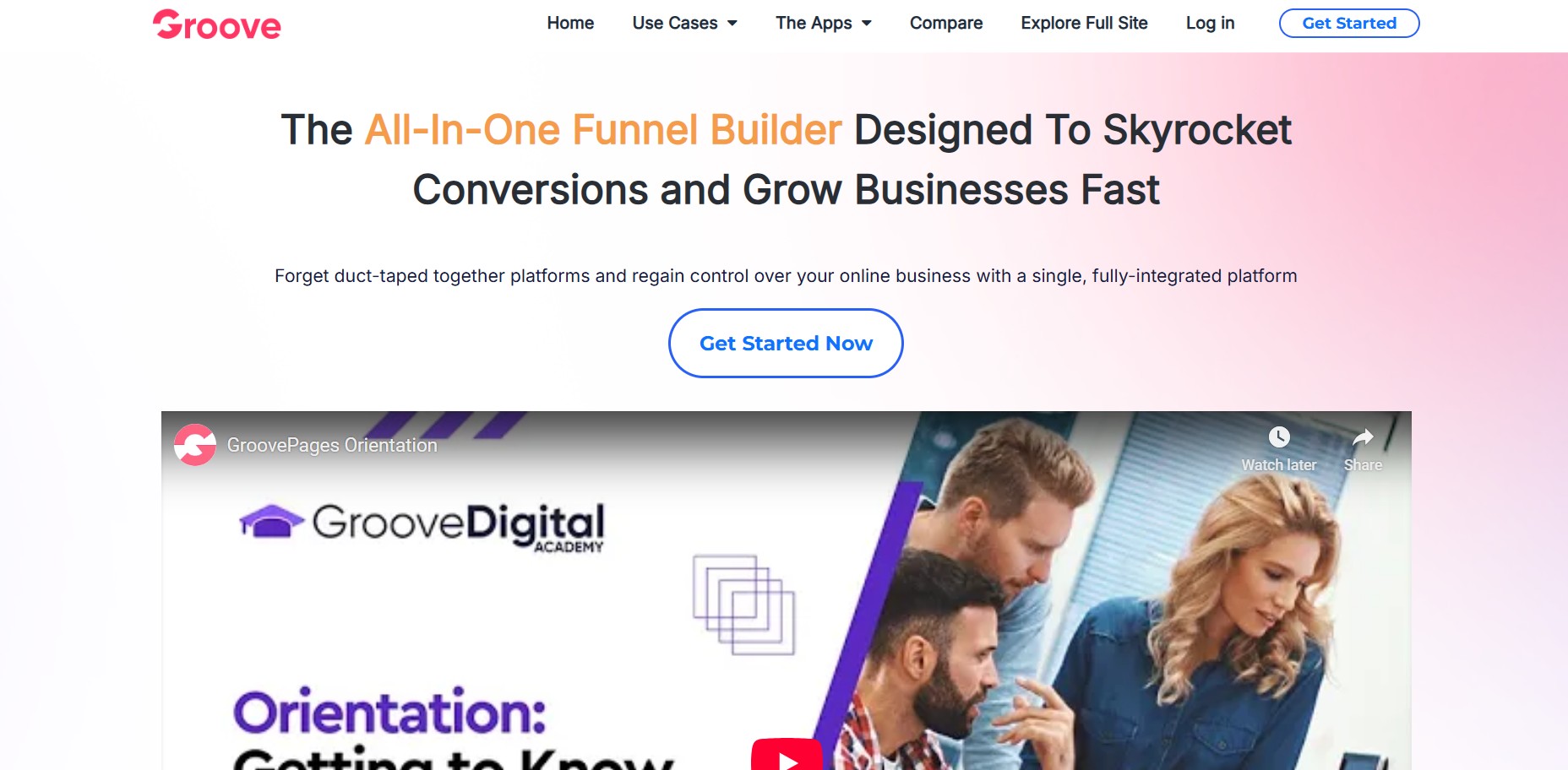 Programme d'affiliation GrooveFunnels