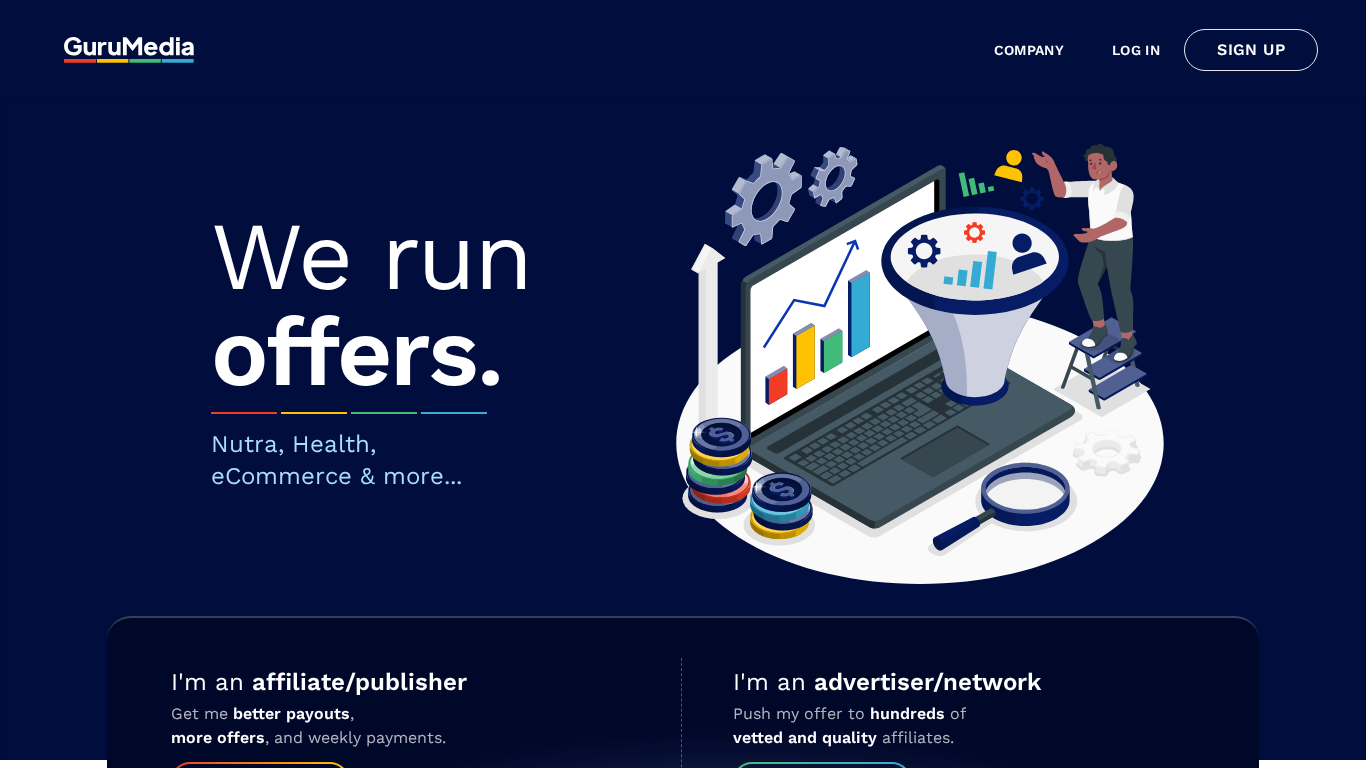 Programme d'affiliation Guru Media