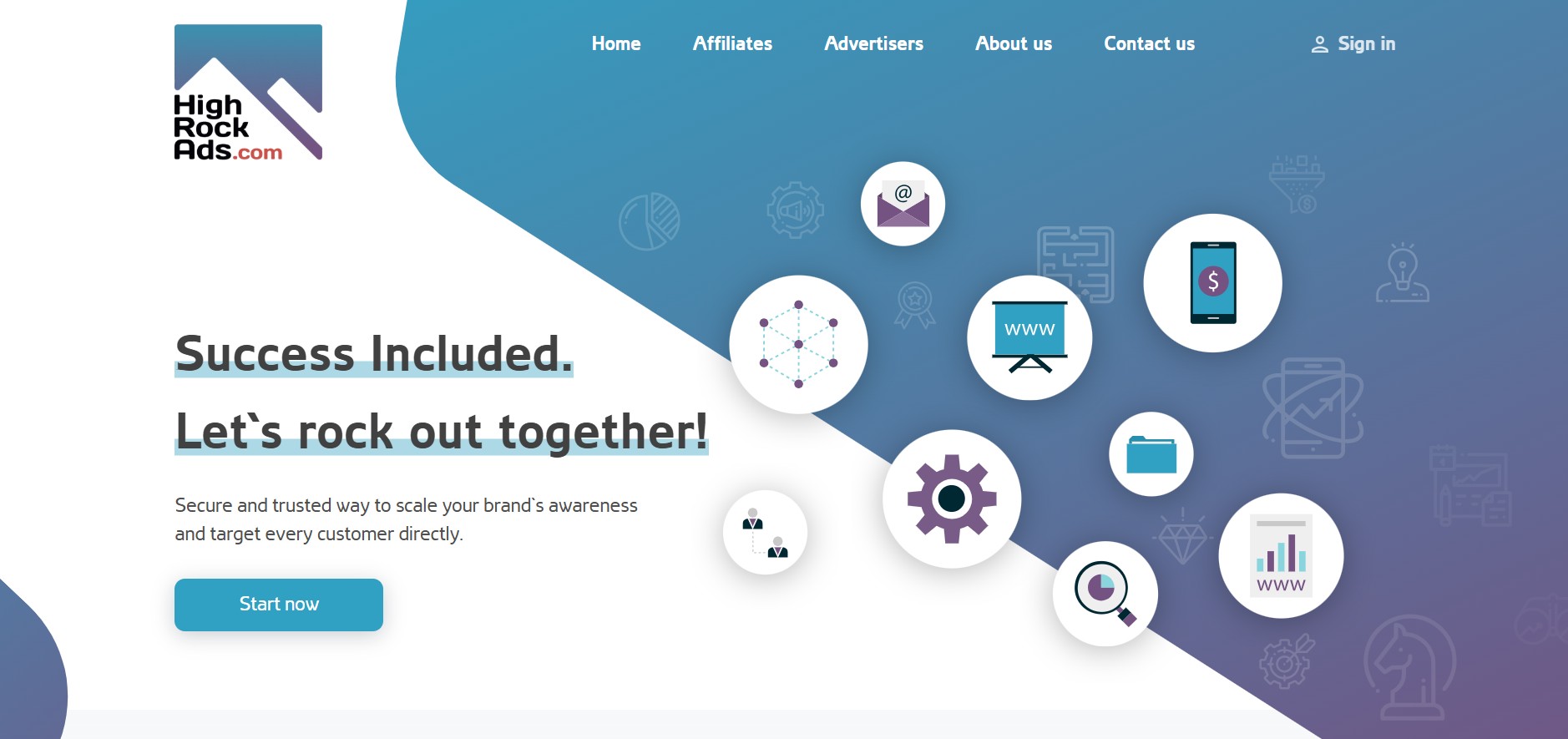 Programme d'affiliation High Rock Ads