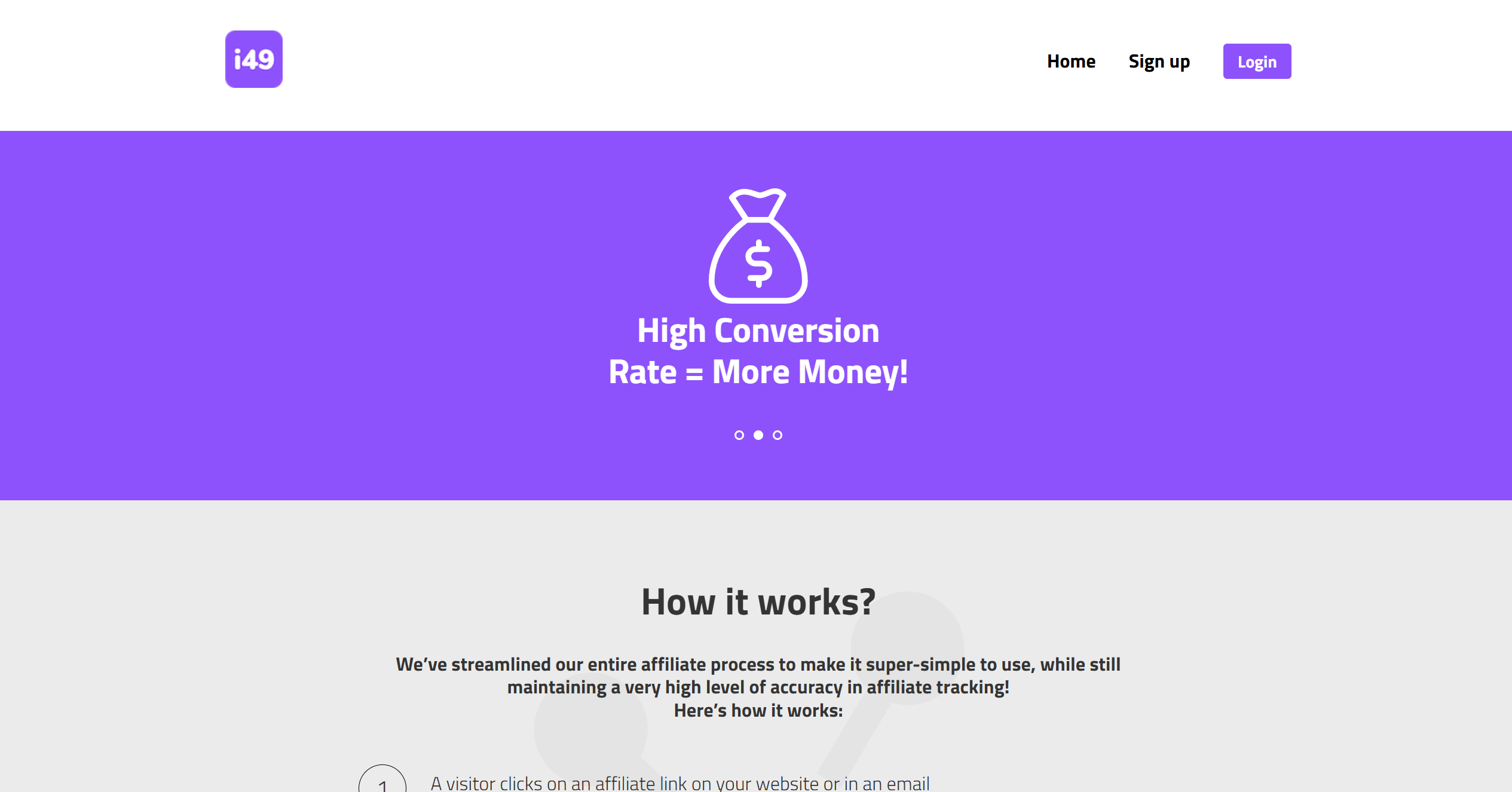 Programme d'affiliation i49