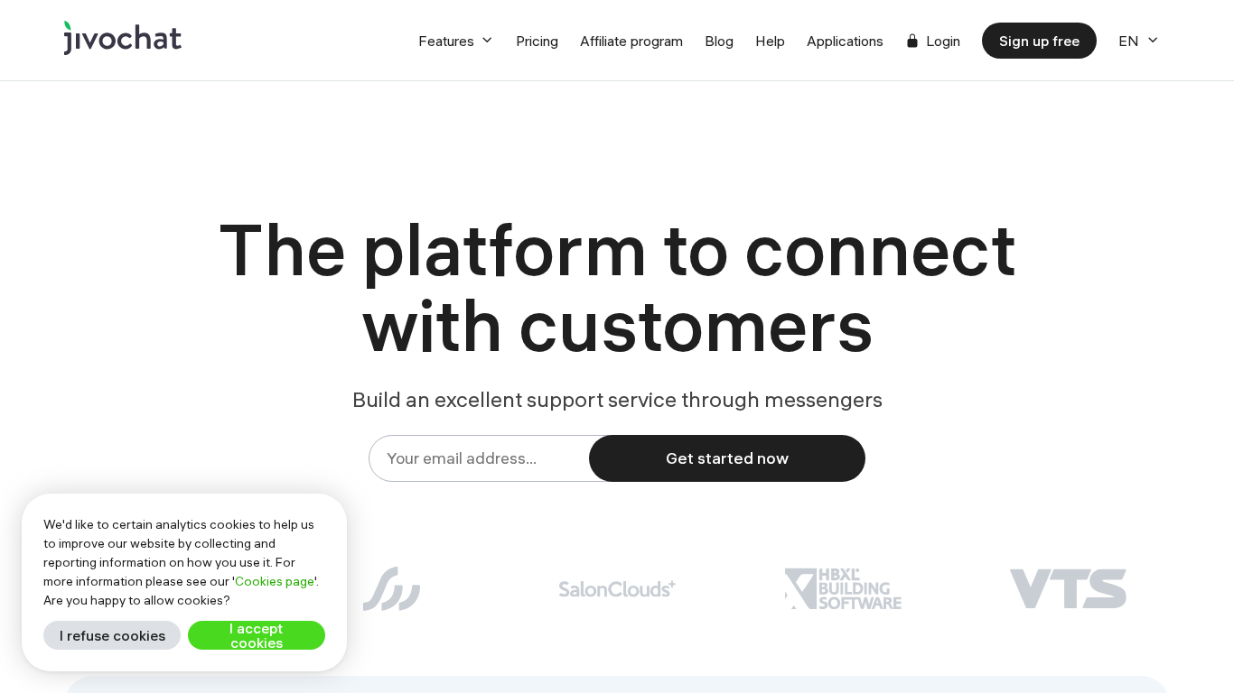 Programme d'affiliation JivoChat