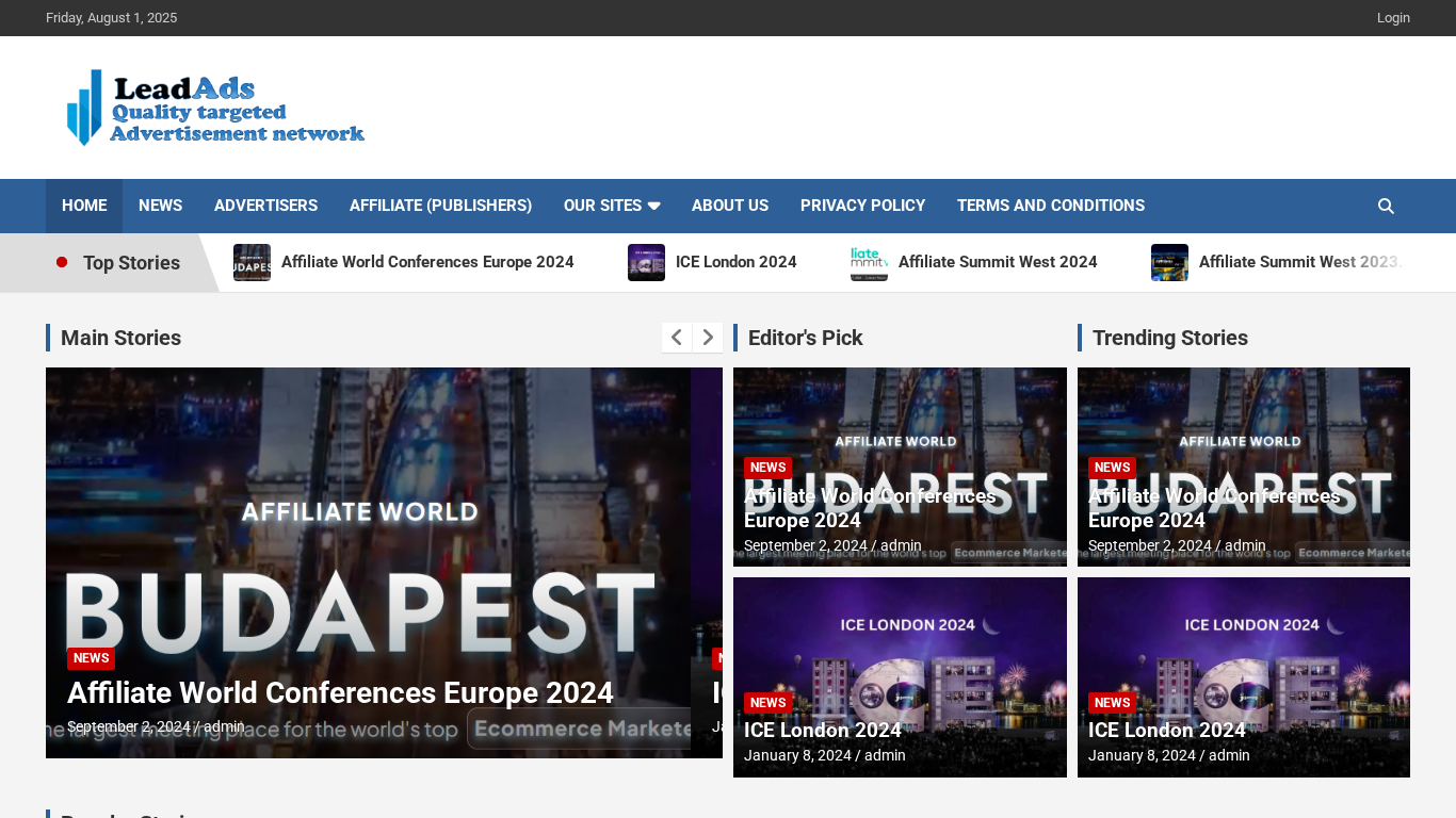 Programme d'affiliation LeadAds