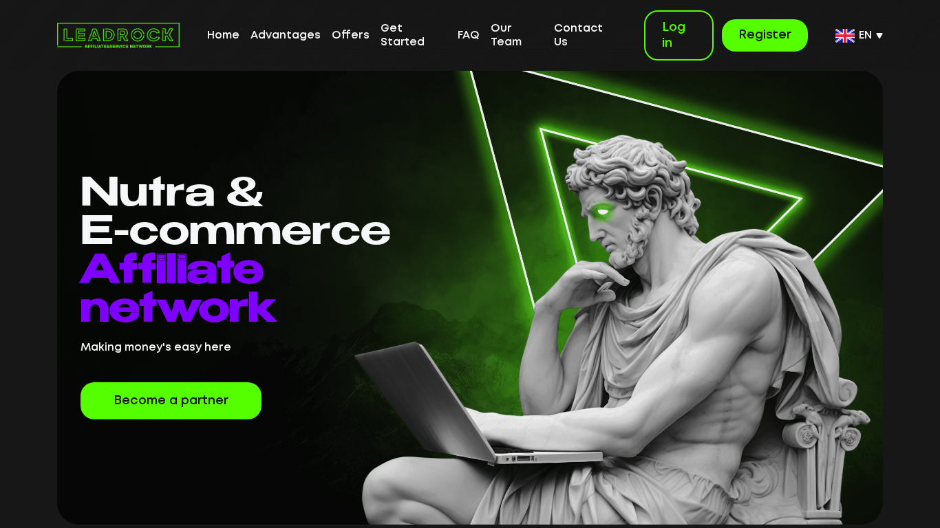 Programme d'affiliation Leadrock