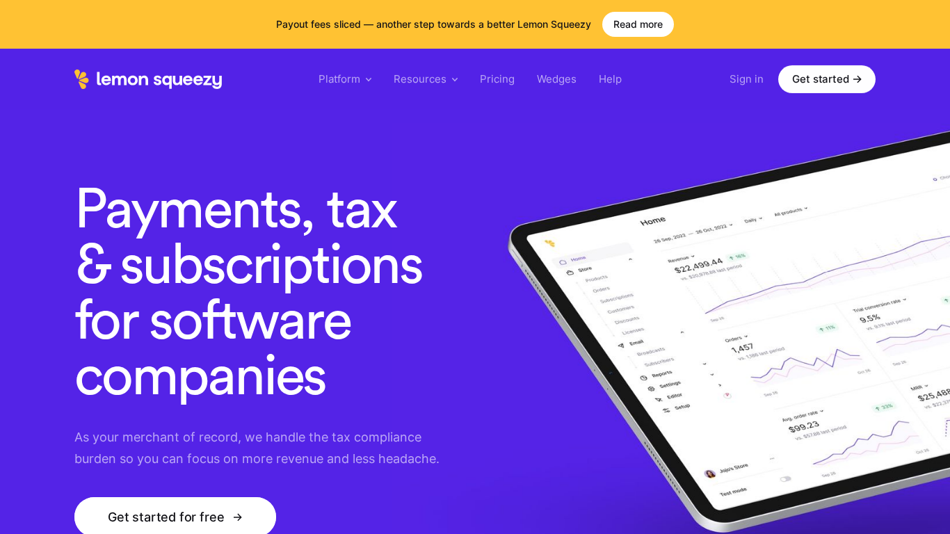 Programme d'affiliation Lemon Squeezy