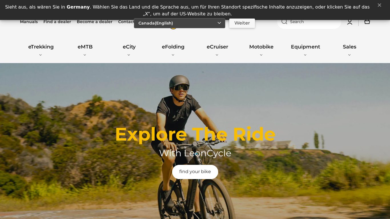 Programme d'affiliation Leon Cycle USA