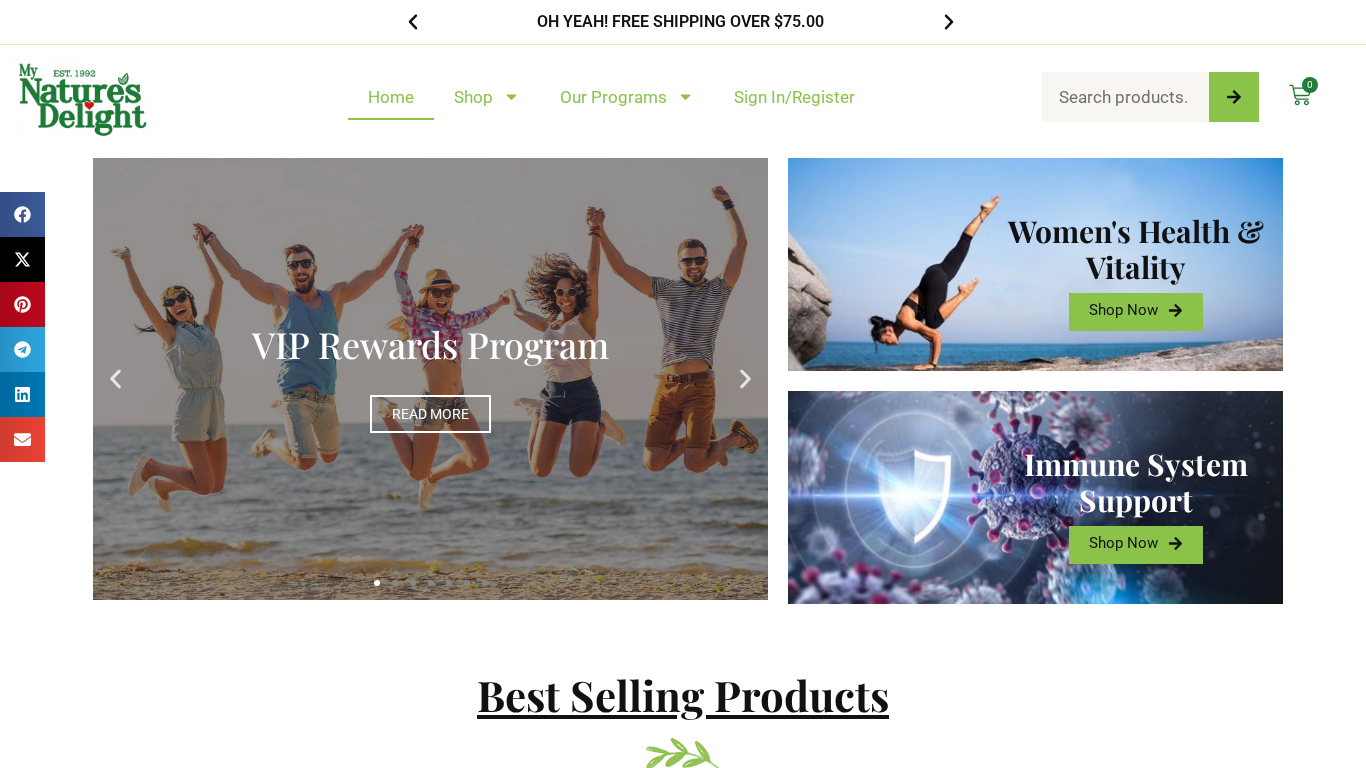 Programme d'affiliation My Nature's Delight