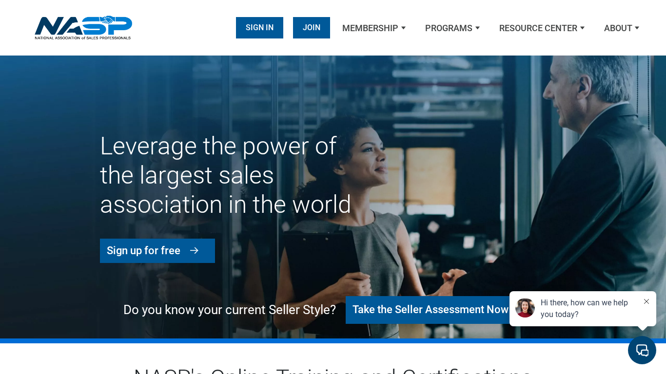 Programme d'affiliation NASP