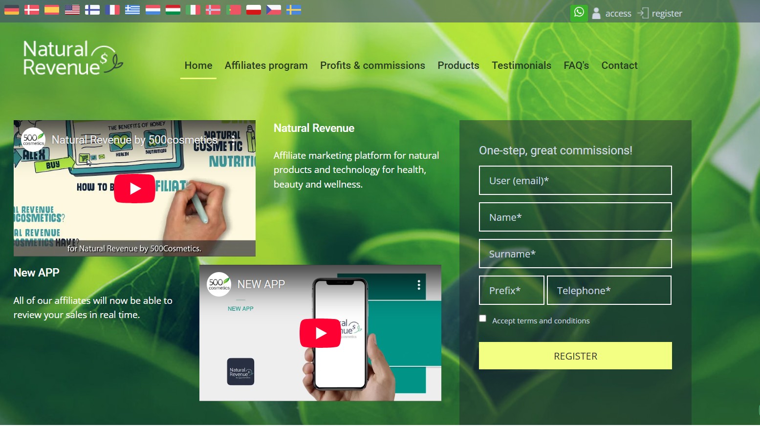 Programme d’affiliation Natural Revenue