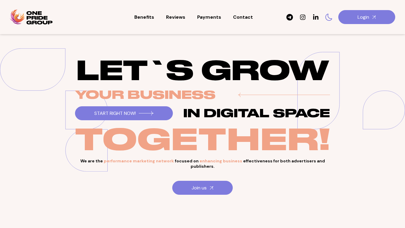 Programme d'affiliation OnePride Group